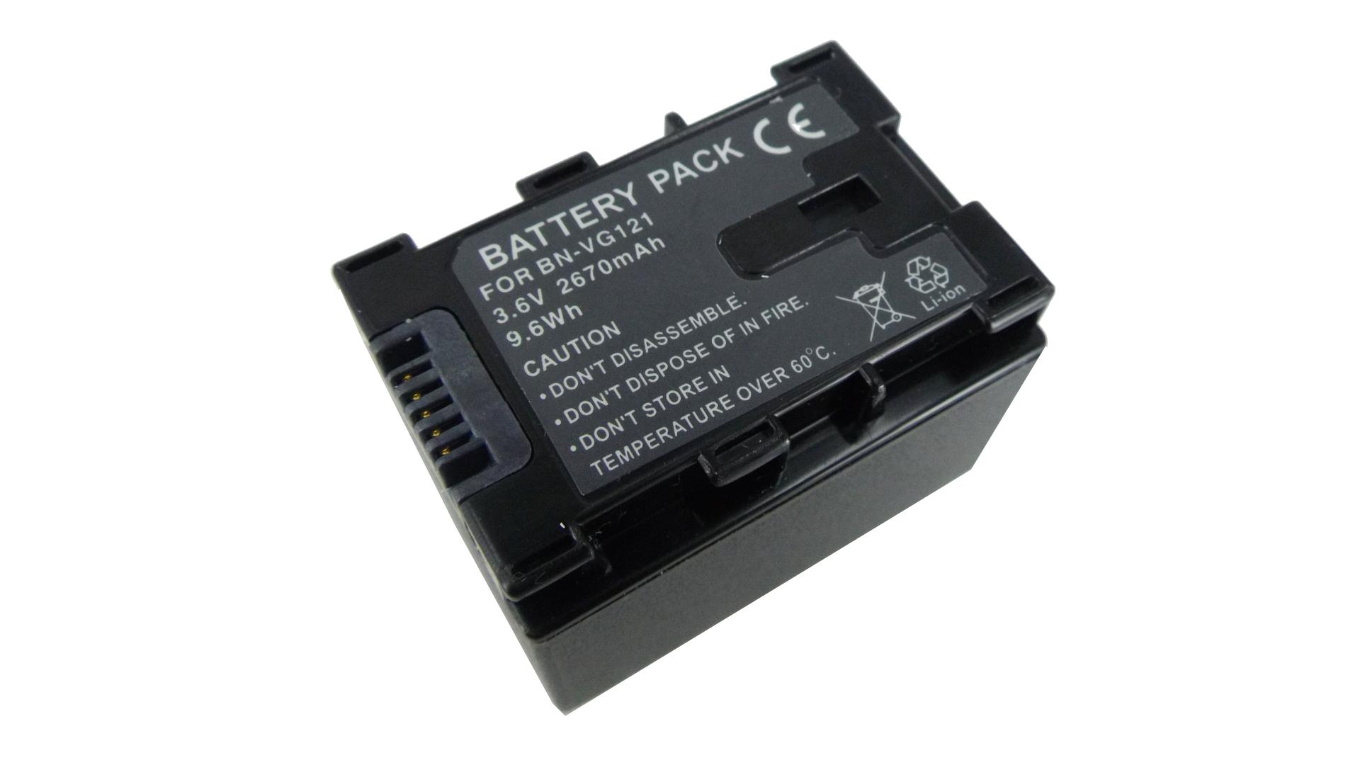 Camcorder Battery for JVC BNVG121 BNVG107U BNVG114E GZE3 GZEX210