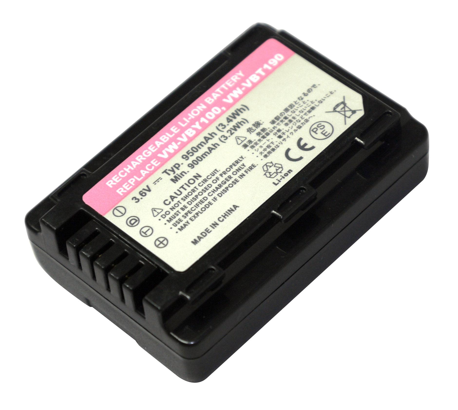 Camcorder Battery VWVBY100 for PANASONIC HCV110P HCV110PK HCV201 950 mAh eBay