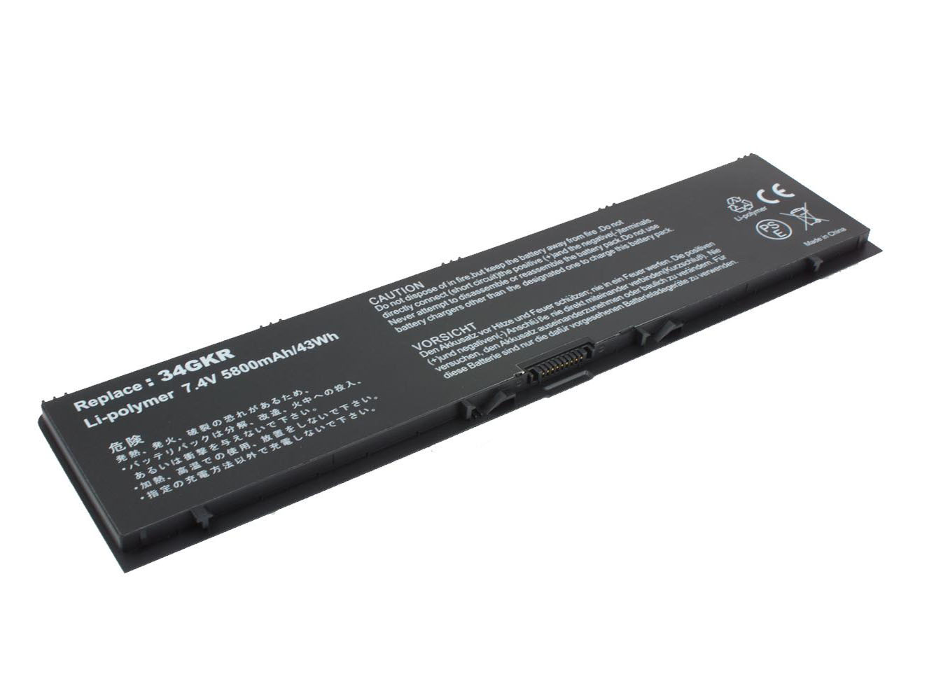 Remplacement compatible pour la batterie d'ordinateur portable tactile Dell Latitude 14 7000, Latitude E7440, Latitude E7440