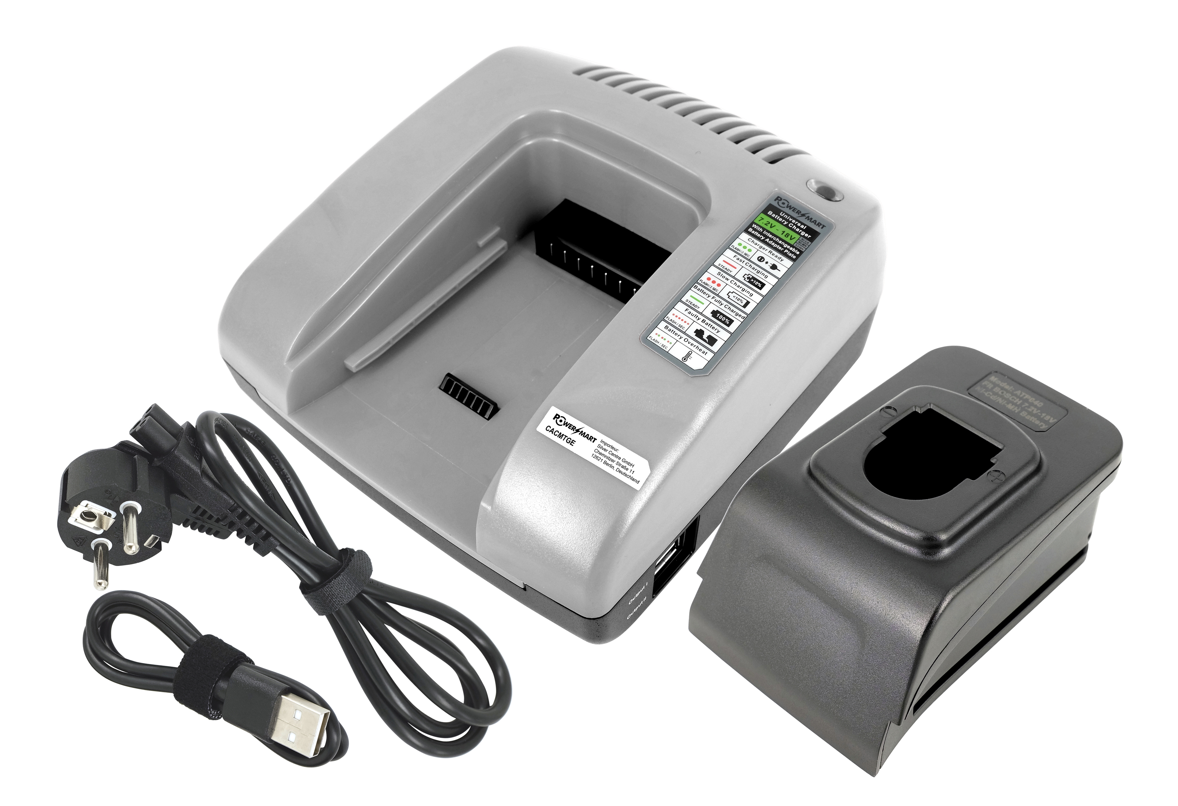 PowerSmart ® Chargeur 7.2-36V Pour Bosch PSB 18 VE - 2, PSB 24 VE PSB 2