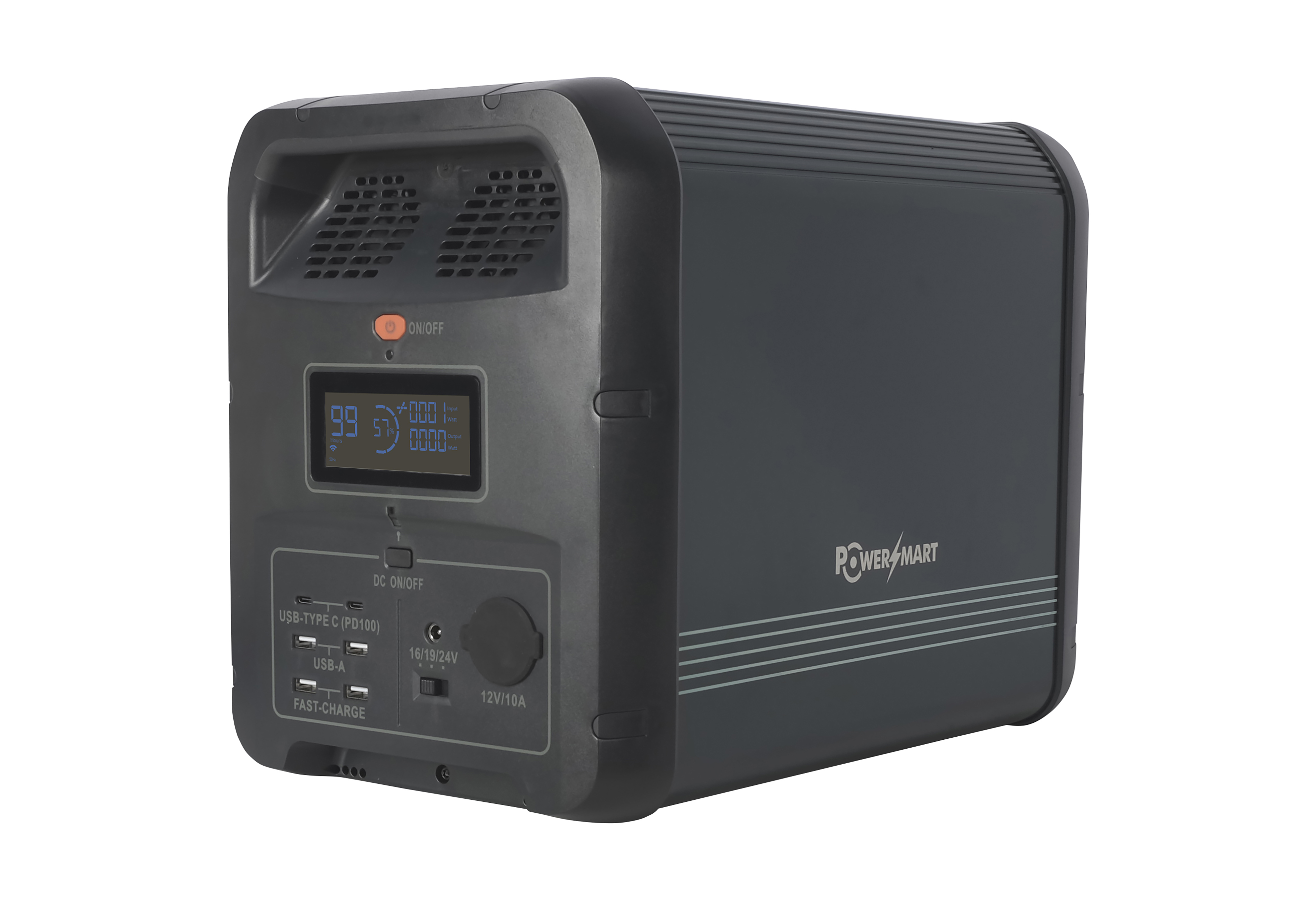 Portable Power Station 2160Wh, LiFePO4, 2200W(4400W Peak) 2160Wh Solar Generator, Emergency Power for Home, Outdoor Camping & Motorhome Travel, Off-Grid Power, Smart App Control, 100% Charged in 2 hours with UltraFast Mode