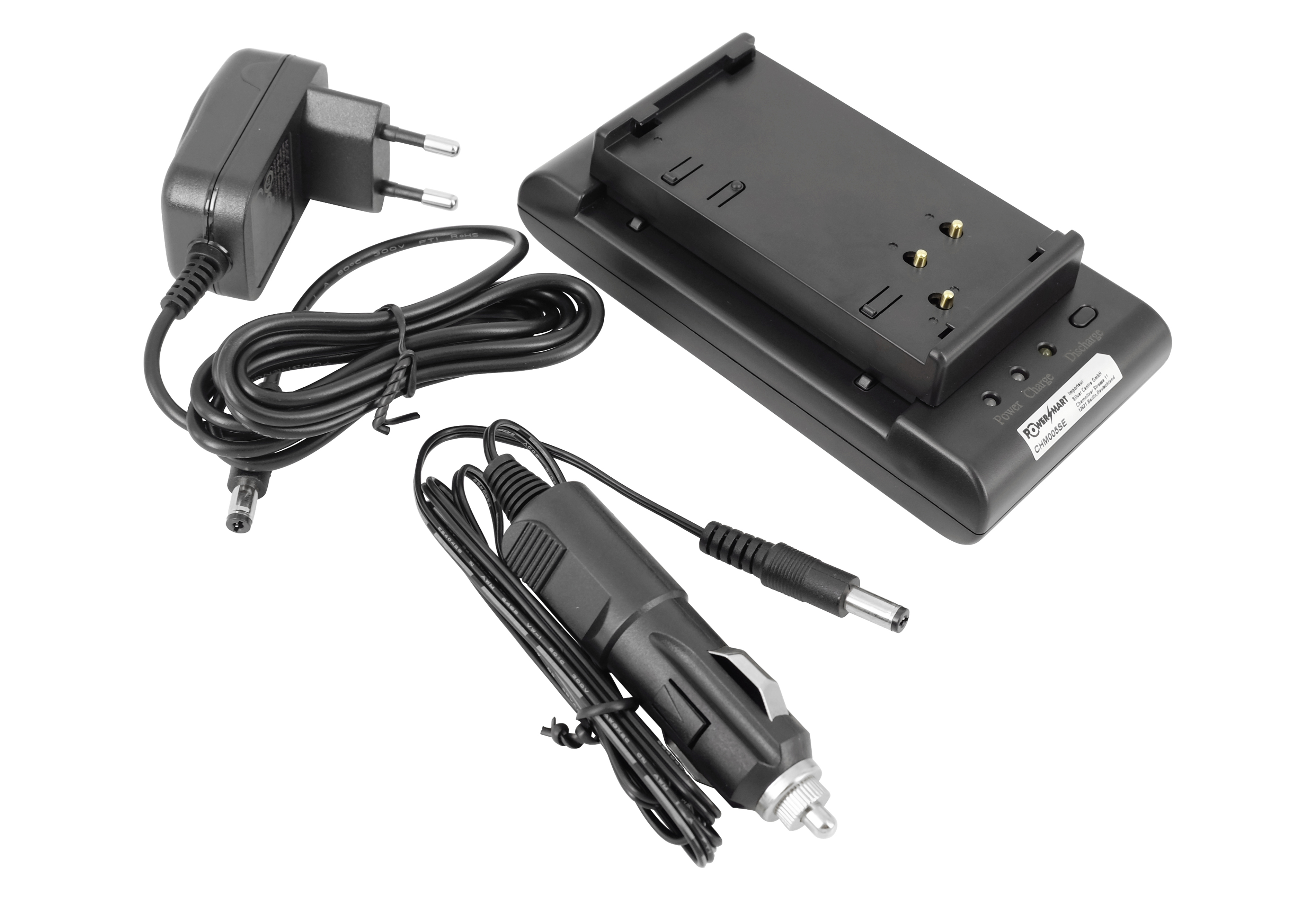 Chargeur Alimentation 230V AC Vers 12V-1A Avec Câble Kfz Pour Sony NP-33 NP-55 NP-77 Etc.